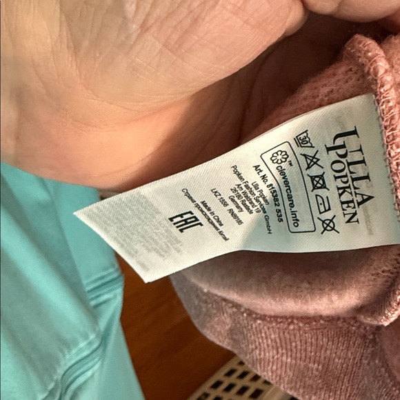 Beautiful pink and blue zip hoodie NWT Ulla Popken - Picture 4 of 8